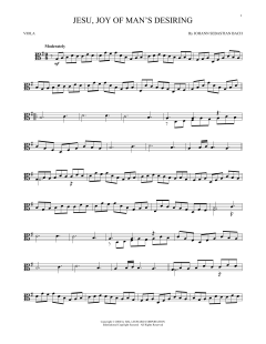 Jesu, Joy Of Man's Desiring von Johann Sebastian Bach (Download) 