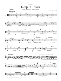 Keep In Touch von Nico Muhly (Download) 