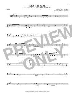 Kiss The Girl von Alan Menken (Download) 