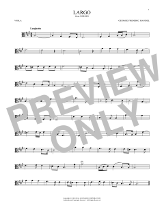 Largo von George Frideric Handel (Download) 