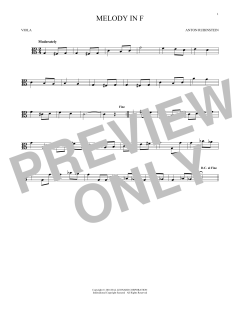 Melody In F von Anton Rubinstein (Download) 