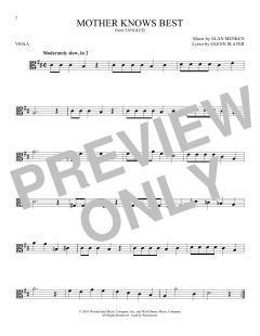 Mother Knows Best von Alan Menken (Download) 