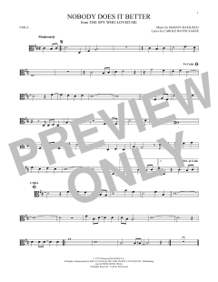 Nobody Does It Better von Carly Simon (Download) 