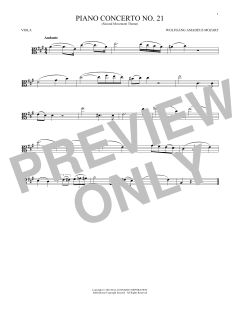 Piano Concerto No. 21 In C Major von Wolfgang Amadeus Mozart (Download) 