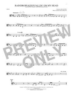 Raindrops Keep Fallin' On My Head von Hal David (Download) 