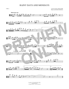 Rainy Days And Mondays von The Carpenters (Download) 