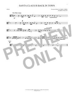 Santa Claus Is Back In Town von Elvis Presley (Download) 