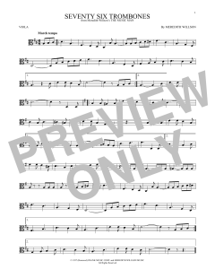 Seventy Six Trombones von Meredith Willson (Download) 