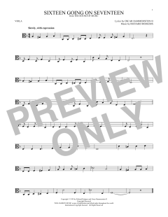 Sixteen Going On Seventeen von Richard Rodgers (Download) 