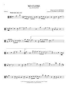 So Close von Alan Menken (Download) 