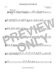 Tangled Up In Blue von Bob Dylan (Download) 