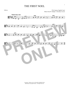 The First Noel von W. Sandys' Christmas Carols (Download) 