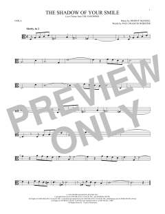 The Shadow Of Your Smile von Johnny Mandel (Download) 