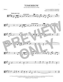 Tomorrow von Martin Charnin (Download) 