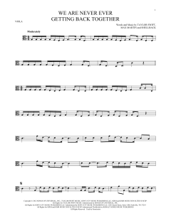 We Are Never Ever Getting Back Together von Taylor Swift (Download) 