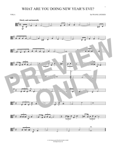 What Are You Doing New Year's Eve? von Frank Loesser (Download) 