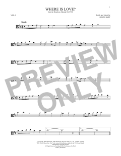 Where Is Love? von Lionel Bart (Download) 