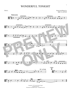 Wonderful Tonight von David Kersh (Download) 