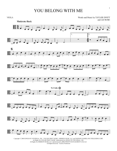 You Belong With Me von Taylor Swift (Download) 