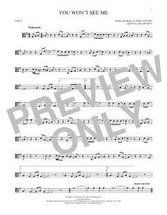 You Won't See Me von The Beatles (Download) 