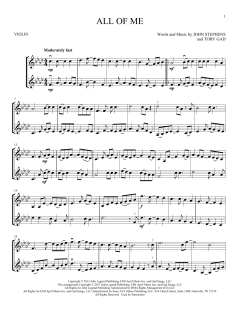 All Of Me von John Legend (Download) 