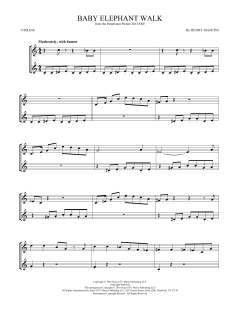 Baby Elephant Walk von Henry Mancini (Download) 