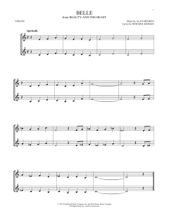 Belle von Alan Menken (Download) 