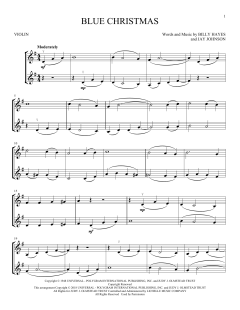 Blue Christmas von Elvis Presley (Download) 