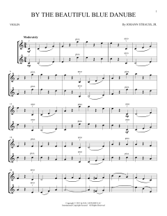 By The Beautiful Blue Danube von Jr. Johann Strauss (Download) 