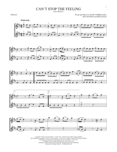 Can't Stop The Feeling von Justin Timberlake (Download) 