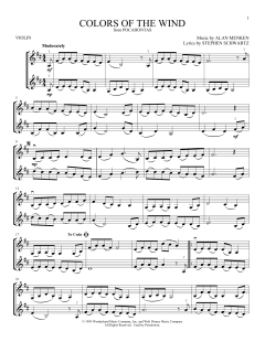 Colors Of The Wind von Vanessa Williams (Download) 