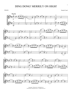 Ding Dong! Merrily On High! von French Carol (Download) 