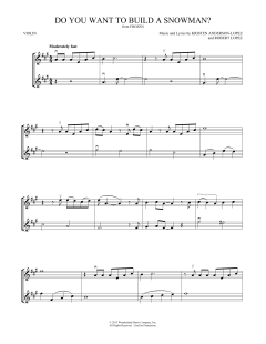 Do You Want To Build A Snowman? von Robert Lopez (Download) 