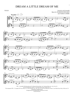 Dream A Little Dream Of Me von Gus Kahn (Download) 