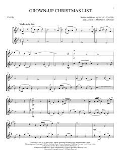 Grown-Up Christmas List von Amy Grant (Download) 