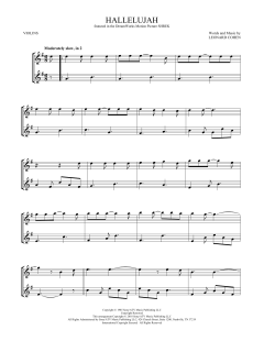 Hallelujah von Leonard Cohen (Download) 