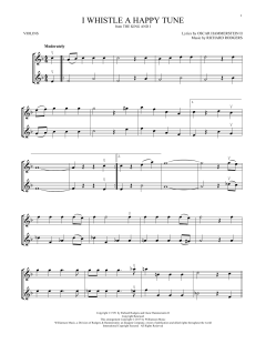 I Whistle A Happy Tune von Richard Rodgers (Download) 