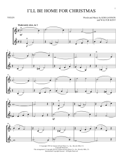 I'll Be Home For Christmas von Kim Gannon (Download) 