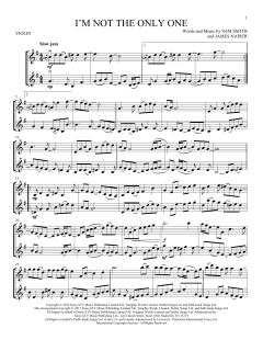 I'm Not The Only One von Sam Smith (Download) 