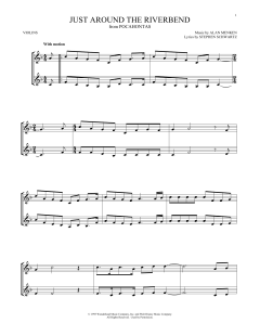 Just Around The Riverbend von Alan Menken (Download) 