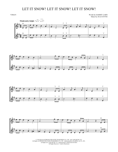 Let It Snow! Let It Snow! Let It Snow! von Jule Styne (Download) 