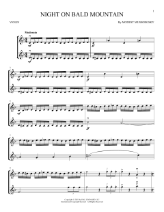 Night On Bald Mountain von Modest Mussorgsky (Download) 