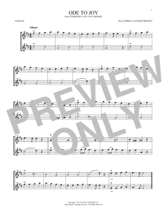 Ode To Joy von Ludwig van Beethoven (Download) 