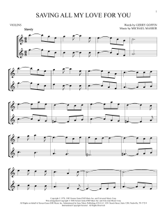 Saving All My Love For You von Whitney Houston (Download) 