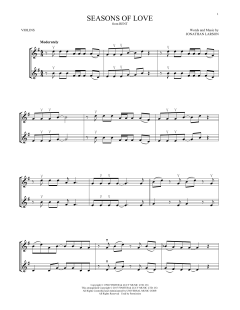 Seasons Of Love von Jonathan Larson (Download) 