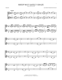 Sheep May Safely Graze von Johann Sebastian Bach (Download) 