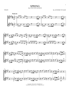 Spring von Antonio Vivaldi (Download) 