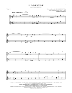 Summertime von George Gershwin (Download) 