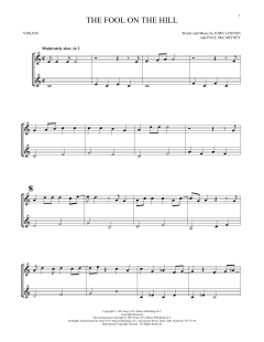 The Fool On The Hill von The Beatles (Download) 
