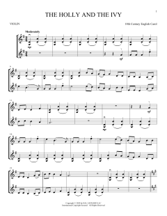 The Holly And The Ivy von 18th Century English Carol (Download) 